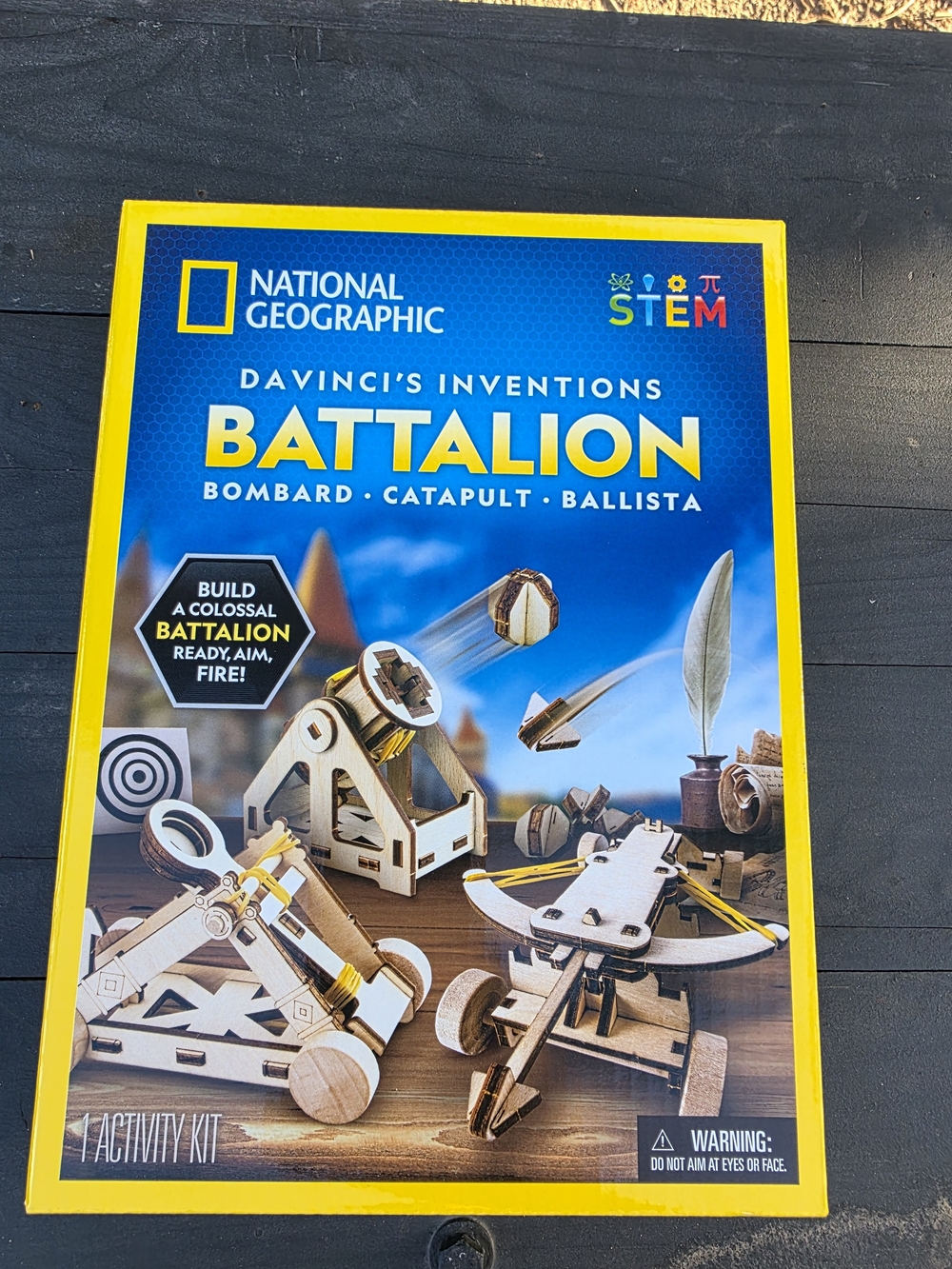 National Geographic Da Vinci's Inventions Battalion STEM Model Kit - NEW SEALED